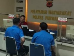 Panitia Musda Ke-XIV KNPI  Kabupaten Purwakarta Mendatangi Polres Purwakarta