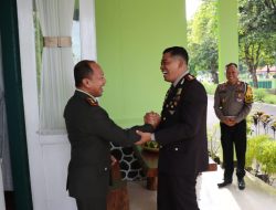 Hut TNI Ke-77, Polres Majalengka Datangi Markas TNI di Wilayah Kabupaten Majalengka