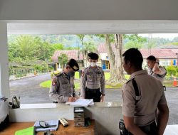Samapta Polres Banjar Laksanakan Patroli Dialogis di Kantor Balai Besar Wilayah Sungai (BBWS) Citanduy