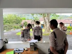Samapta Polres Banjar Laksanakan Patroli Dialogis di Kantor Balai Besar Wilayah Sungai (BBWS) Citanduy