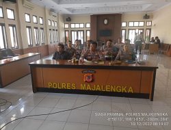 Kasi Propam Polres Majalengka Ikuti Anev Kinerja Propam TW III Tahun 2022 Secara Virtual