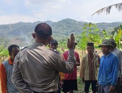 Antisipasi Bencana Alam, Bhabinkamtibmas Polsek Bantarujeg Berikan Edukasi