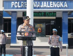Disaat Pimpin Apel Pagi, Kapolres Majalengka Ajak Anggota Maknai Kembali Tribrata dan Catur Prasetya