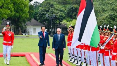 Presiden Jokowi Sambut Kunjungan Resmi Perdana Menteri Palestina di Istana Bogor