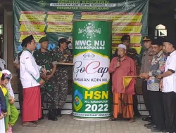 Peringati Hari Santri Nasional (HSN) Kecamatan Karangpucung Gelar Acara Kirab Koin NU Raksasa