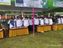 MWC NU Kecamatan Kedungreja gelar Upacara Hari Santri Nasional Tahun 2022.