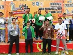 Kontingen Atlet Tanah Bumbu di Porprov Kalsel XI 2022 bertambah Mendali di HSS