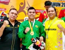 Atlet Karate Tanah Bumbu Raih Mendali Emas hari pertama Porprov XI HSS Kalsel