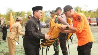 Bupati Tanbu Zairullah Azhar Pimpin Apel Siaga Bencana di Gunung tinggi Batulicin