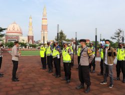 Ciptakan Rasa Aman dan Nyaman, Polisi di Majalengka Pengamanan Wisuda Universitas Majalengka