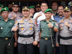 Apel Sinergitas TNI-Polri di Banjarnegara.