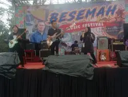 Alpian Maskoni Hadiri Acara Festival Bersemah