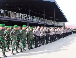 Kabag Ops Polres Majalengka Pimpin Langsung Apel Persiapan Unjuk Rasa PT. Diamond Jatiwangi