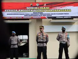 Kapolres Banjarnegara Beri Arahan Anggota Pentingnya Apel Pagi.