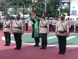 Kapolres Sumedang Pimpin Serah Terima Kasat Reskrim dan Kapolsek Cisitu