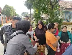 Personel Polres Banjar Bertugas Bantu Warga Cianjur