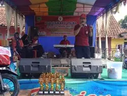 Jalan Santai Di UPTD Pendidikan Kec Ligung Berlangsung Meriah