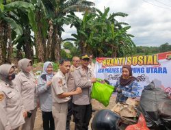 Sambut HUT Korpri ke-51, ASN Polres Lampung Utara Gelar Bakti Sosial