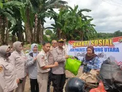 Sambut HUT Korpri ke-51, ASN Polres Lampung Utara Gelar Bakti Sosial