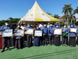 Peringati HKN Ke 58 Dinkes Kabupaten Bekasi Gelar Upacara Dan Lomba Tumpeng