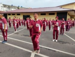 Polda Sumsel Gelar Apel Olahraga