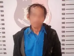 Seorang Pria Gaek di Amankan Polisi Dalam Kasus Narkoba dan Motor Bodong 