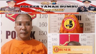 Polsek Satui Polres Tanbu Kalsel Amankan Pencabul Anak di Bawah Umur