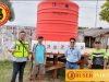 PT.PAMA Beri Bantuan Sarana Air Bersih berupa Tandon 5.000 liter untuk Masyarakat
