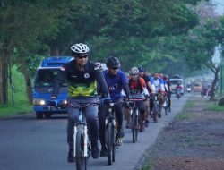 Kapolres Banjar Gelar Gowes Bareng Personel 