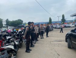 Polres Lampung Utara Laksanakan PAMGATUR
