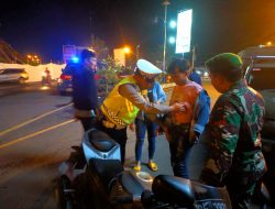 Antisipasi Gangguan,Polres Lampung Utara Menggelar Patroli Gabungan