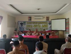 Rapat Persiapan Pelaksanaan Peresmian Desa Setia Asih Menjadi Kelurahan 