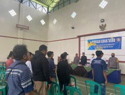 Bhabinkamtibmas Desa Sukamukti Lakukan Binluh Kepada Karangtaruna