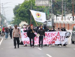 Berlangsung Tertib, Wakapolres Majalengka Pimpin Langsung Pengamanan Unjuk Rasa Secara Humanis