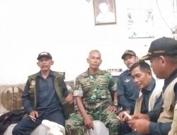 Babinsa Desa Kedung Pengawas Koramil 04/ Babelan Menggelar Patroli malam 