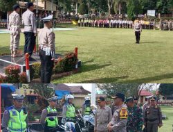 Kapolres Pagar Alam Gelar Apel Pasukan Operasi Lilin Tahun 2022