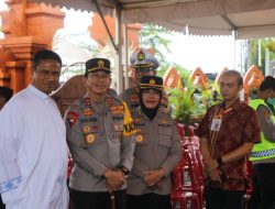 Kapolda Bali Melaksanakan Pengecekan Pengamanan Dalam Rangka Operasi Lilin Agung 2022