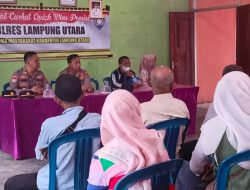 Serap Aspirasi Masyarakat, Kapolres Lampung Utara Gelar Kegiatan Jumat Curhat