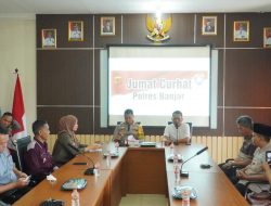 Dalam Jumat Curhat, Kapolres Banjar Tampung Informasi dan Aspirasi dari Para Kepala Desa Se-Kota Banjar
