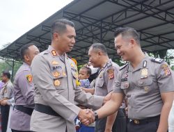 56 Personel Polres Banjar Naik Pangkat, Ini Pesan Kapolres Banjar