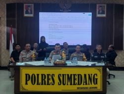 Kapolres Sumedang Bacakan Pencapaian Kinerja Polres Sumedang Selama Tahun 2022