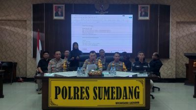 Kapolres Sumedang Bacakan Pencapaian Kinerja Polres Sumedang Selama Tahun 2022