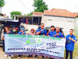 Yayasan Zulva Birro Putri Aksi Sosial Kemanusiaan Salurkan Bantuan Pada Korban Gempa Cianjur.