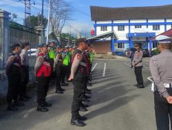 Polres Pagaralam Lakukan Pengamanan Dalam Rangka Sriwijaya Dempo Run