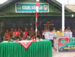 Sambut Dirgahayu HUT Kodam Jaya ke 73 Koramil 04/Babelan selenggarakan lomba Baris Berbaris