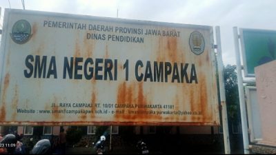 Ada Apa Dengan Kepala Sekolah SMAN 1 Campaka Ketika Mau di Konfirmasi Malah Kabur