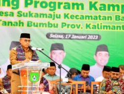 Wabup Tanbu  H.M.Rusli Hadiri Peresmian Kampung Zakat bersama Menteri Agama RI