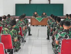 Sebanyak 56 Prajurit Dilepas Danrem Wijayakusuma Tugas Kewilayahan.