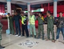 Babinsa Koramil 04 Babelan Kodim 0509 /Kabupaten Bekasi Bersama Linmas Rutin Menggelar Patroli Malam