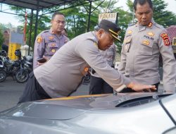 Maksimalkan Pelayanan Terhadap Masyarakat, Kapolres Banjar Cek dan Perbaiki Kendaraan Dinas